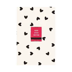 Random House Burn After Writing (Hearts) - by Sharon Jones (Paperback)