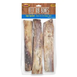 Cadet Beef Rib Bones Jerky Dog Treats - 3pk/8.5oz