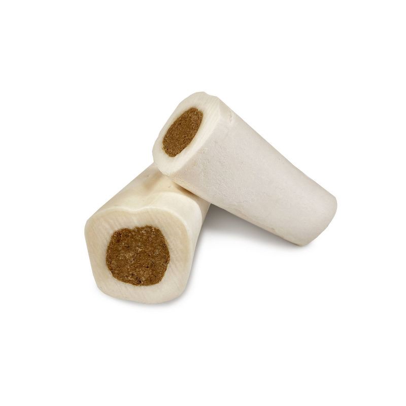 slide 4 of 4, Cadet Junior Stuffed Peanut Butter Shin Bones Mini Dog Treats - 2ct/6.9oz, 2 ct, 6.9 oz
