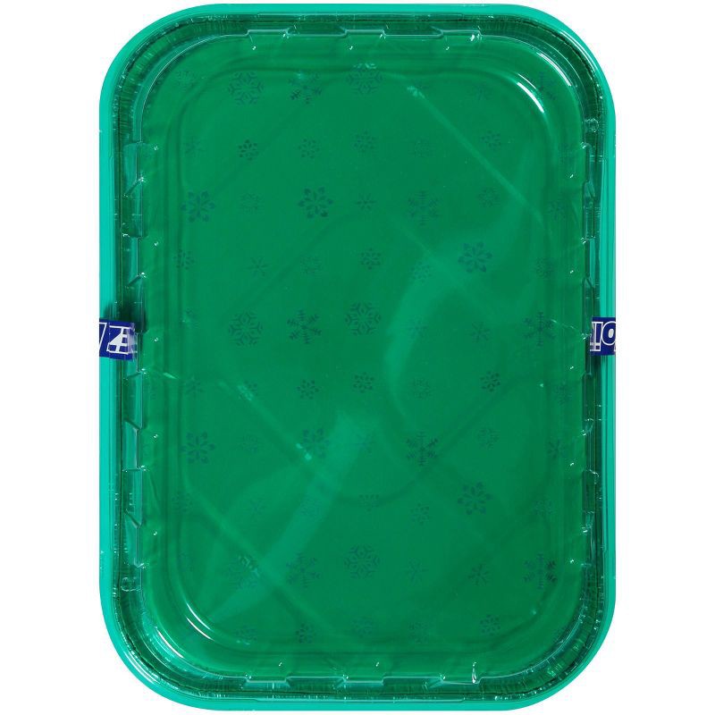 slide 5 of 6, EZ Foil Green Holiday Cake Pan with Lids - 2ct, 2 ct