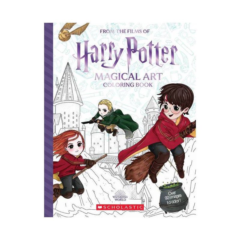 slide 1 of 1, Scholastic Harry Potter: Magical Art Coloring Book - (Paperback), 1 ct