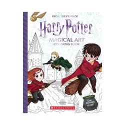 Scholastic Harry Potter: Magical Art Coloring Book - (Paperback)