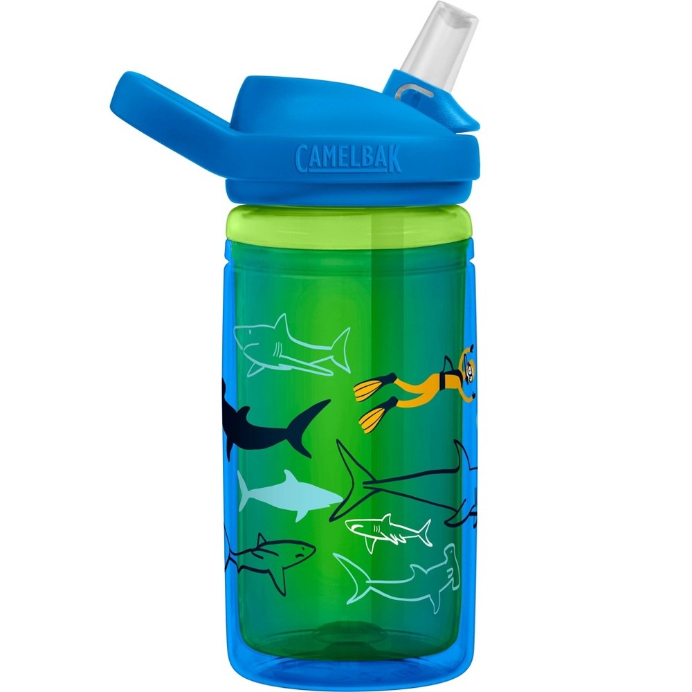 CamelBak Eddy+ Kids' Tritan Renew Water Bottle - Scuba Sharks 14 oz