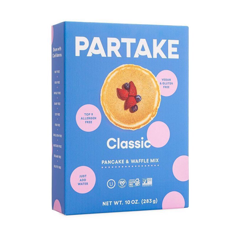slide 5 of 7, Partake Gluten Free Classic Pancake & Waffle Mix - 10oz, 10 oz