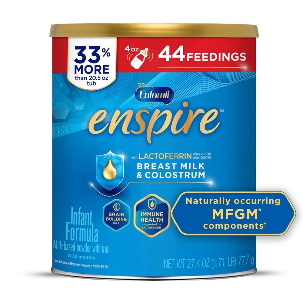 slide 6 of 7, Enfamil Enspire Powder Infant Formula - 27.4oz, 27.4 oz