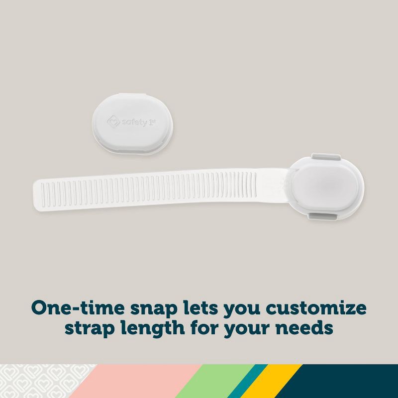 slide 5 of 13, Safety 1st Custom Fit All Purpose Adjustable Strap - 4pk, 4 ct