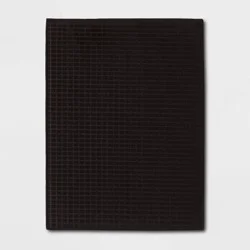 Kitchen Drying Mat Black - Room Essentials™: Polyester Dish Mat, Machine Washable, 20"x15"