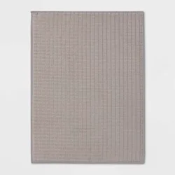 Kitchen Drying Mat Gray - Room Essentials™: Polyester Dish Mat, Machine Washable, 20"x15"