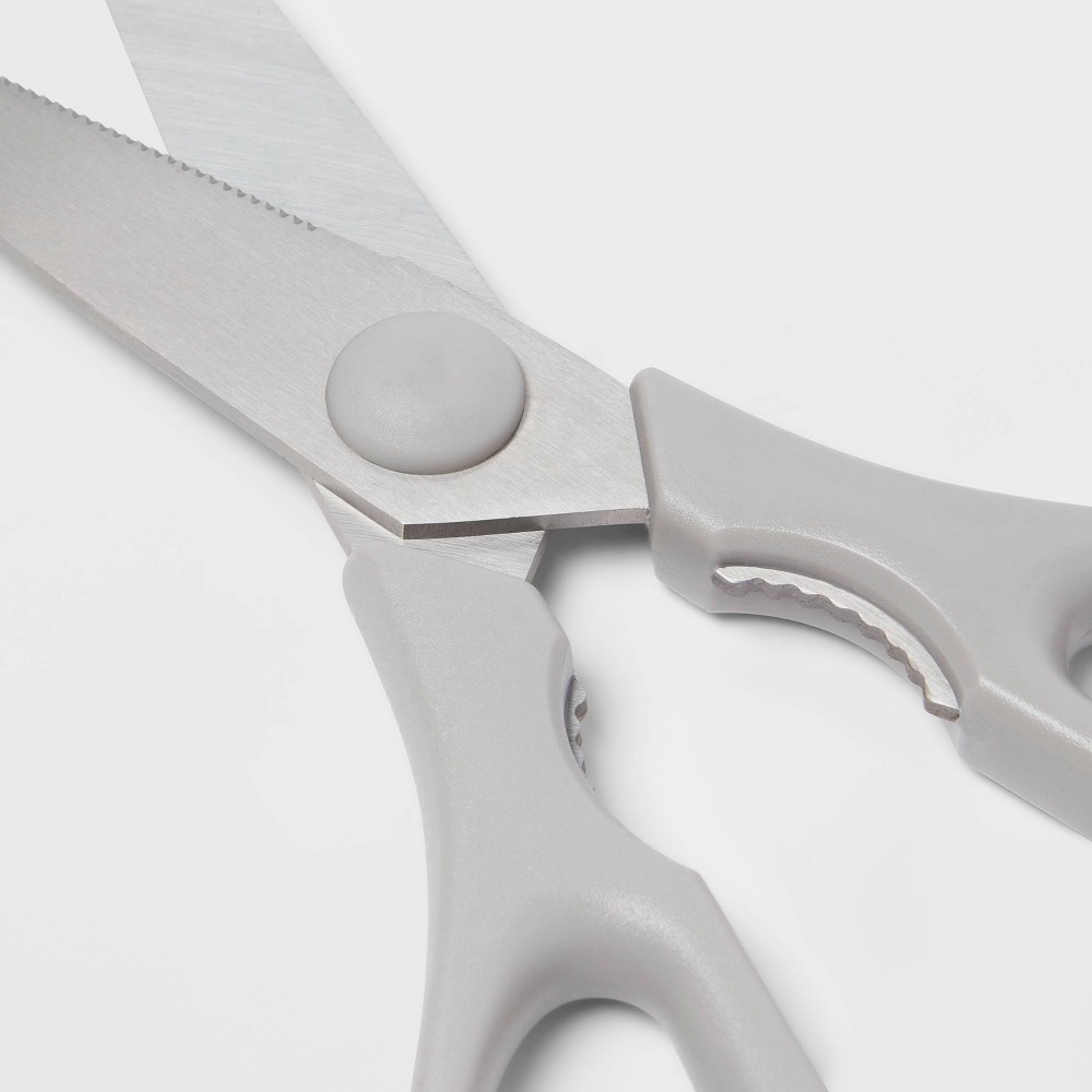 slide 3 of 3, Kitchen Shears Gray - Room Essentials, 1 ct