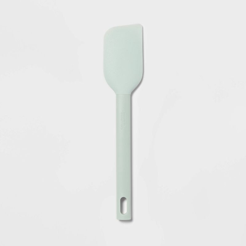 slide 1 of 1, Kitchen Flexible Spatula Mint Green - Room Essentials, 1 ct