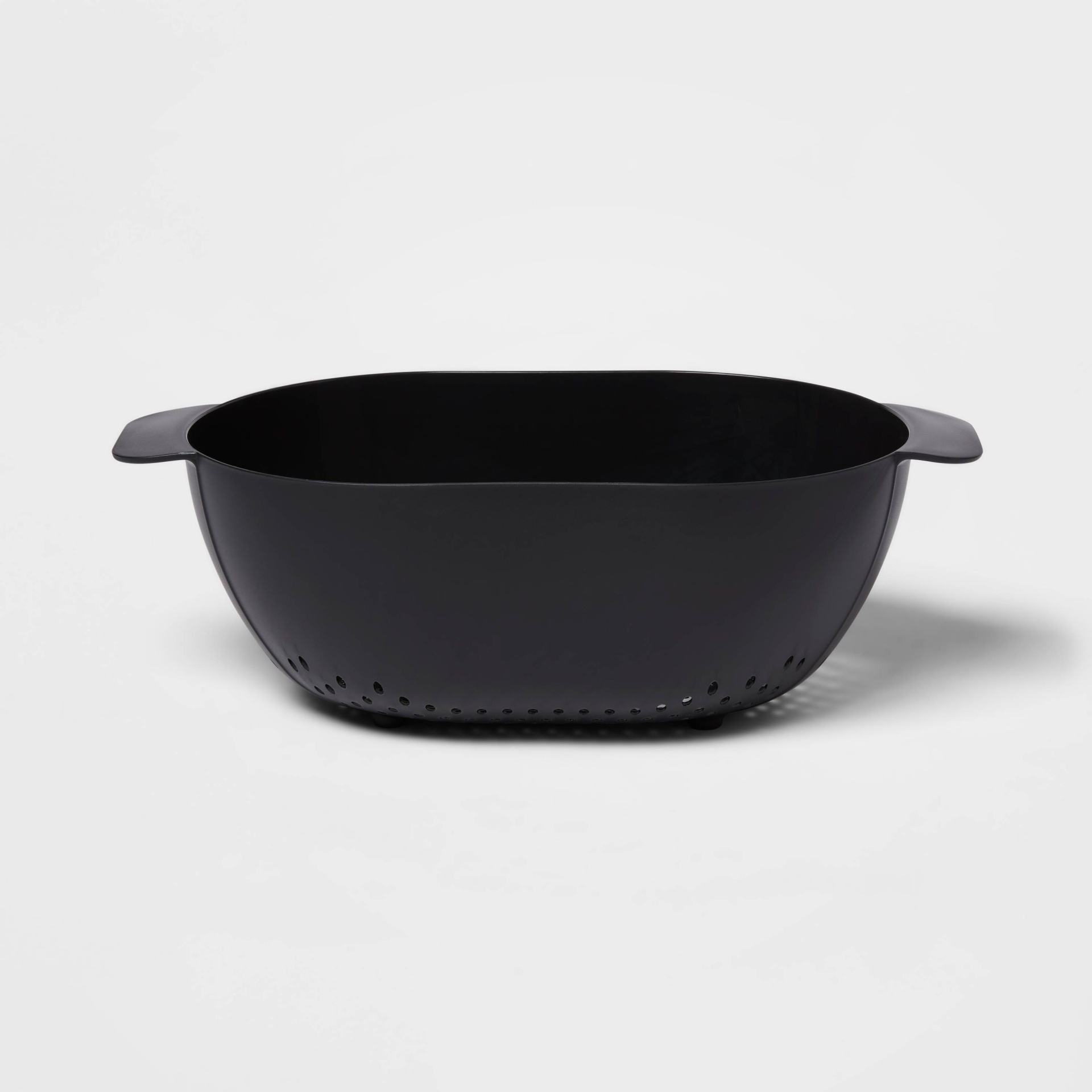 slide 1 of 4, Plastic Colander Black - Room Essentials, 1 ct