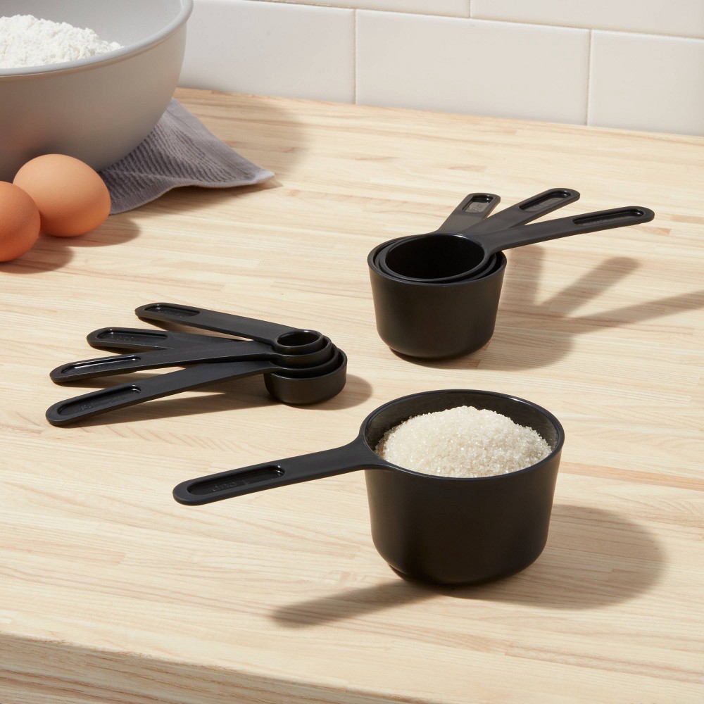 slide 2 of 3, Measuring Cups Black - Room Essentials, 8 ct