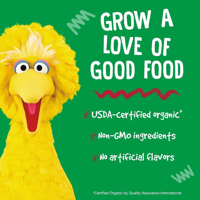 slide 5 of 9, Earth's Best Organic Straws Sesame Street Baby & Toddler Snacks - Original - 2.75oz, 2.75 oz