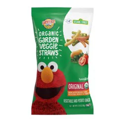 Earth's Best Organic Straws Sesame Street Baby & Toddler Snacks - Original - 2.75oz