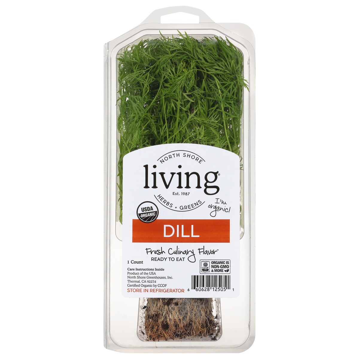 slide 1 of 1, North Shore Living Herbs Dill 1 ea, 