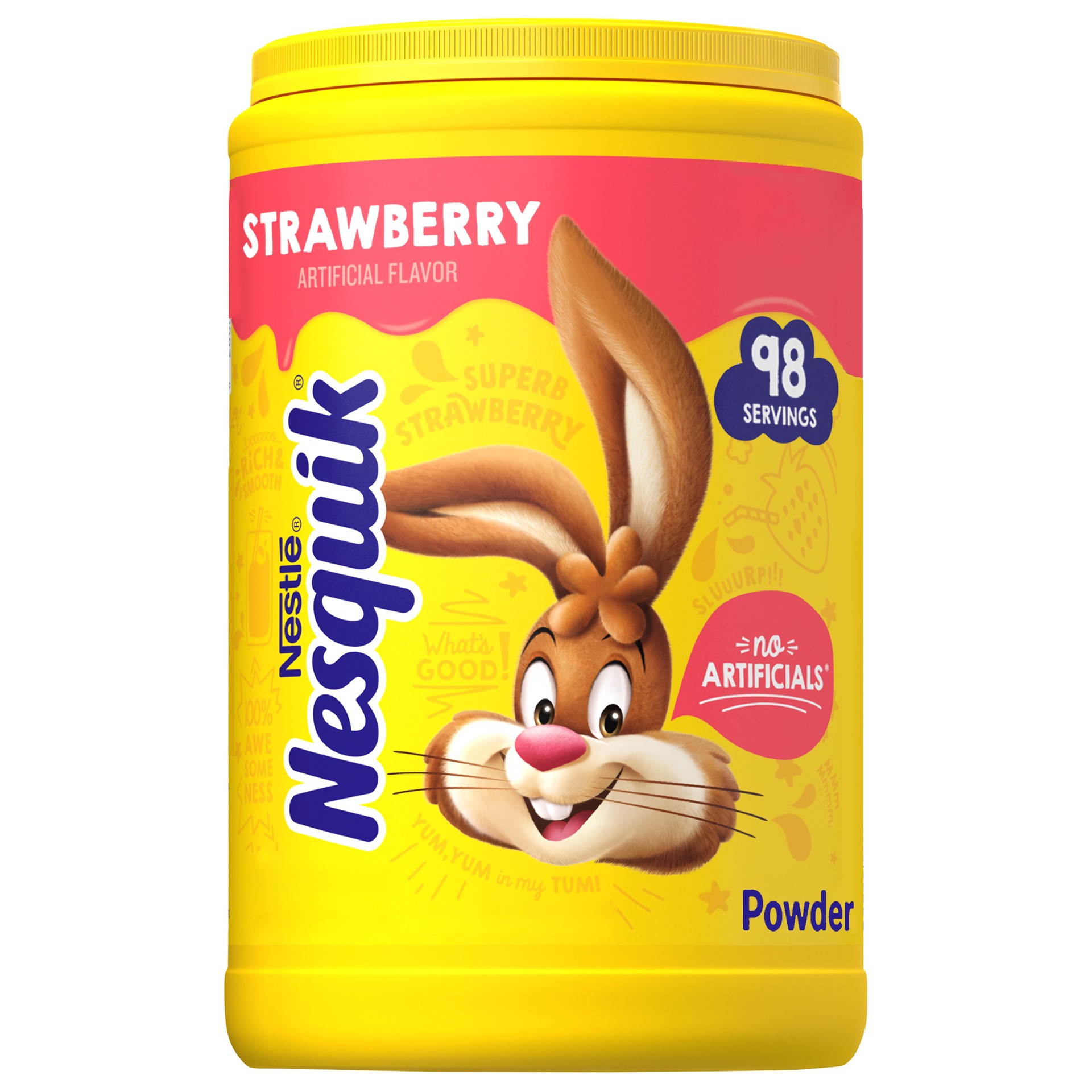 slide 1 of 3, Nesquik Strawberry Powder Drink Mix - 41.98 oz, 41.98 oz