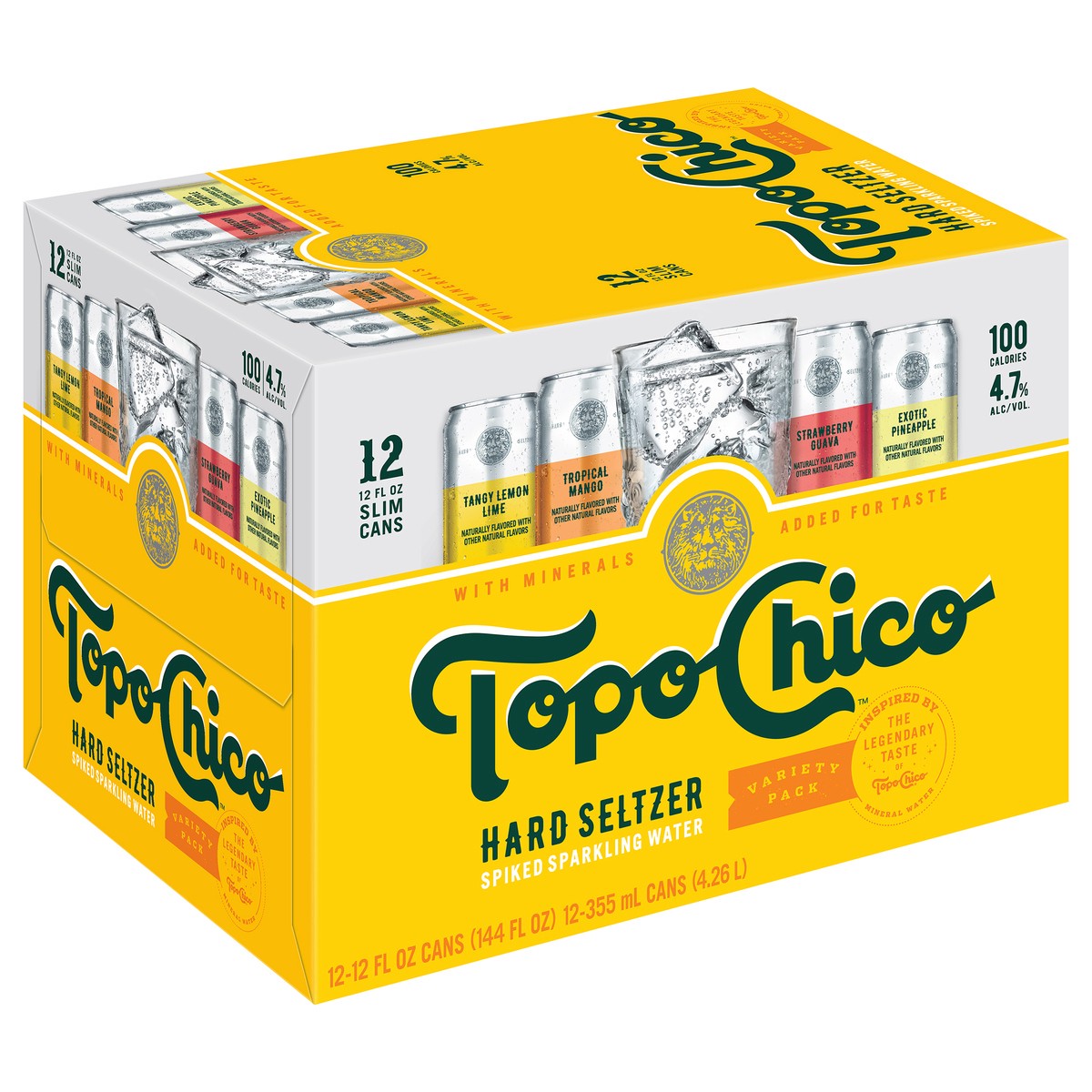 slide 7 of 9, Topo Chico Hard Seltzer, Variety Pack, 12 ct; 12 oz