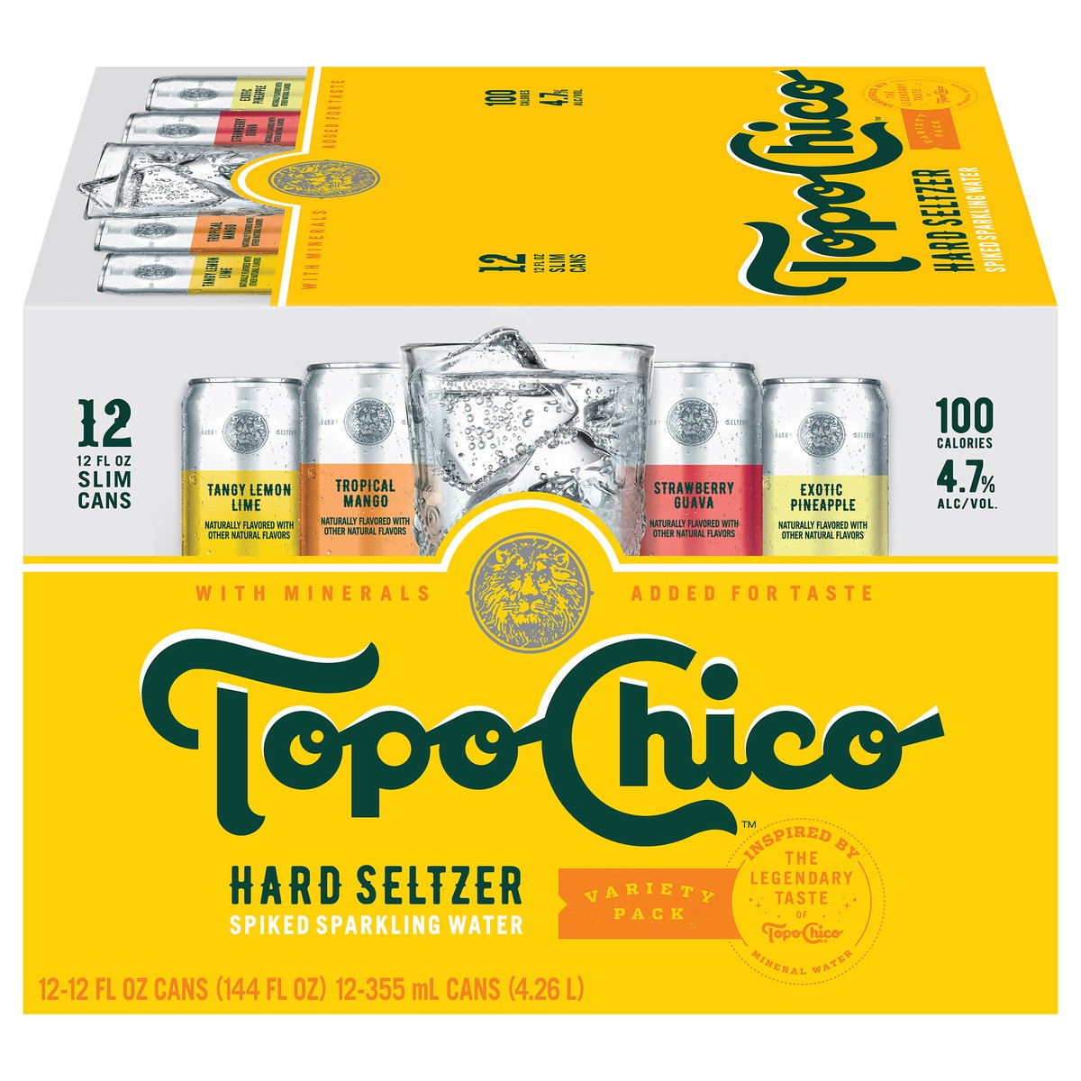 slide 1 of 9, Topo Chico Hard Seltzer, Variety Pack, 12 ct; 12 oz