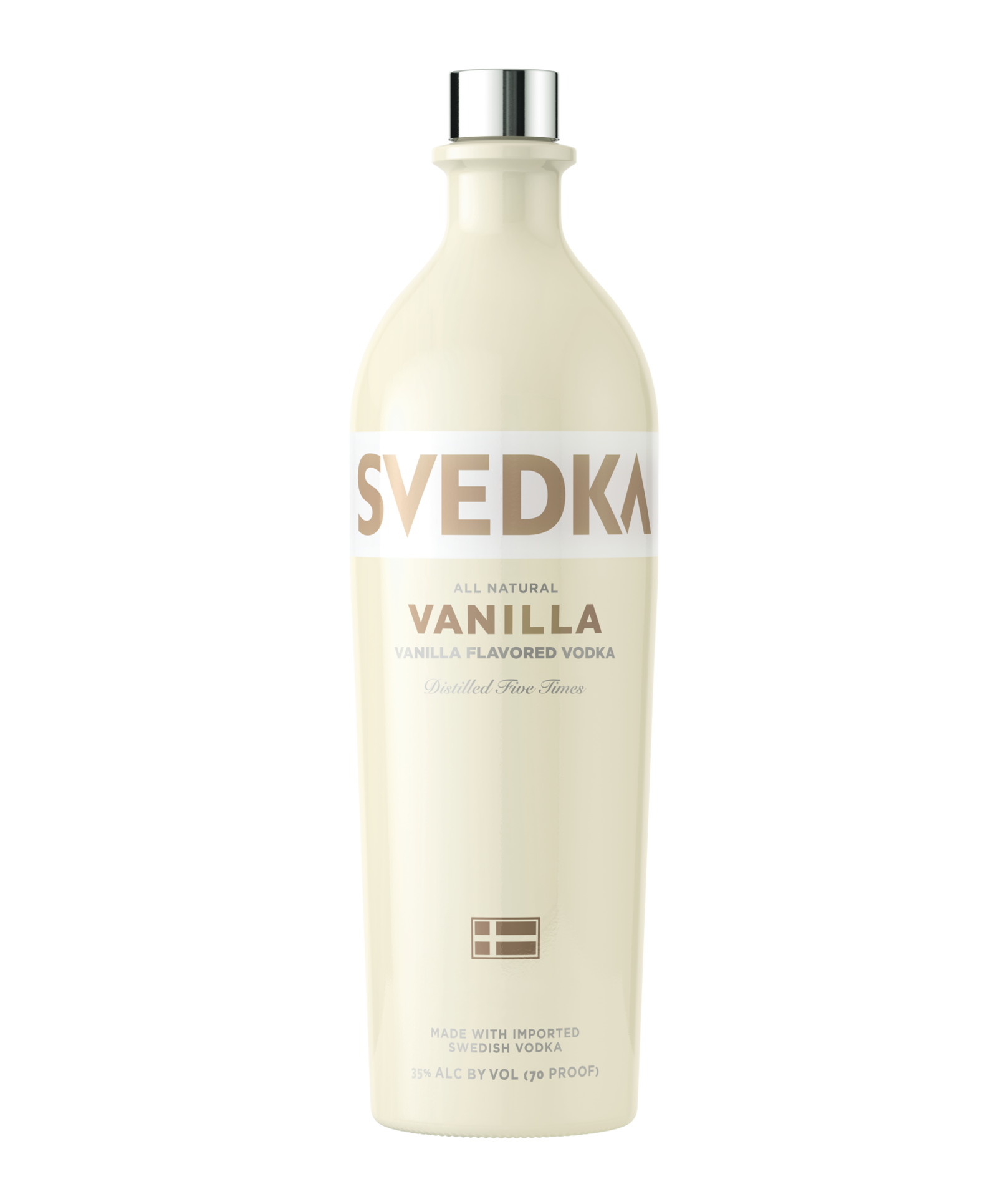 slide 1 of 1, SVEDKA Vanilla Flavored Vodka, 1 L Bottle, 70 Proof, 33.81 fl oz