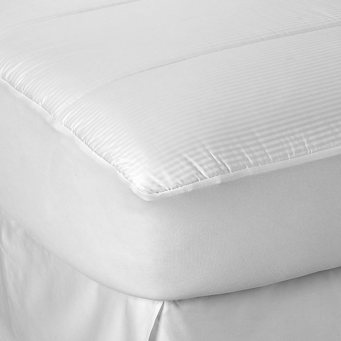 slide 1 of 1, Therapedic 500-Thread-Count Egyptian Cotton Full Mattress Pad - White, 1 ct