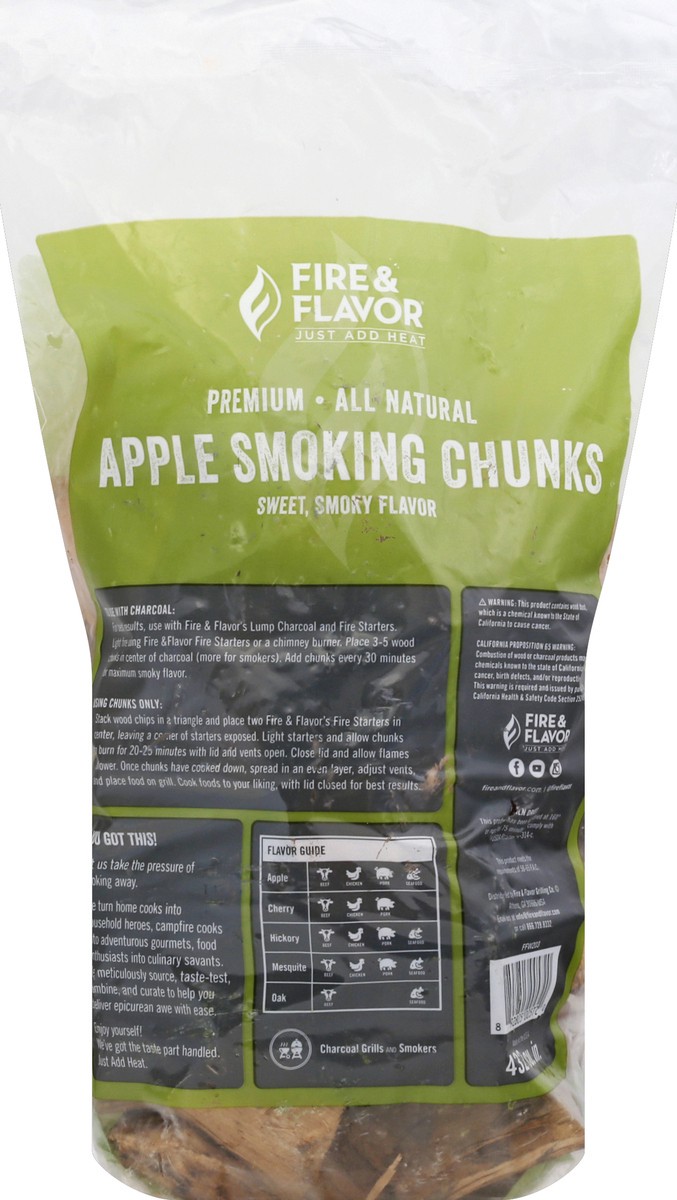 slide 7 of 10, Fire & Flavor Apple Hardwood Chunks 1 ea, 1 ct