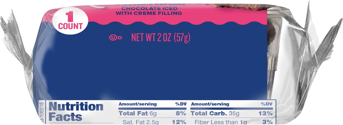 slide 4 of 10, Tastykake Swirly Chocolate Cupkake,Creme Filled Chocolate Cupcake, 2 oz, 2 ct