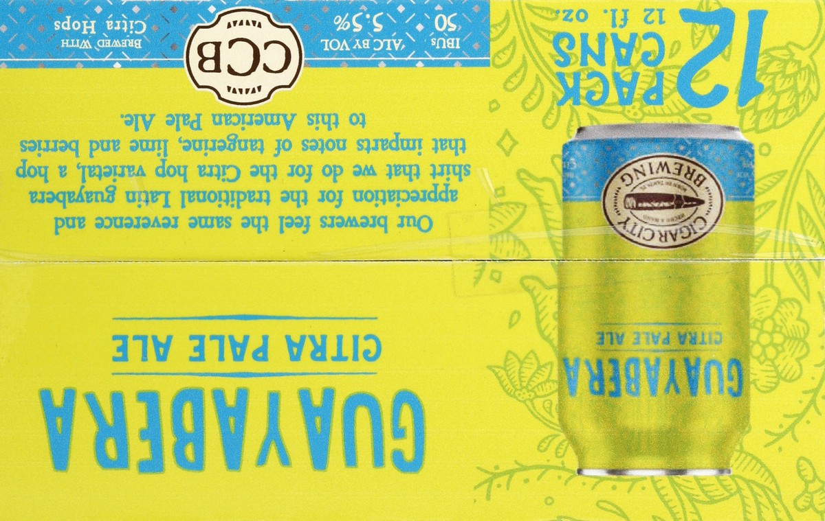 slide 3 of 6, Cigar City Brewing Cigar City Guayabera Citra Pale Ale 12 Pack 12 fl oz Can, 12 oz
