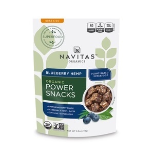 slide 1 of 1, Navitas Organics Power Snacks Blueberry Hemp, 3.5oz, 3.5 oz