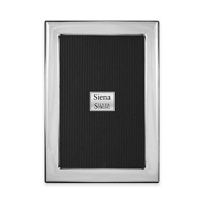 slide 1 of 1, Siena Deco Plain Sterling Silver Picture Frame, 5 in x 7 in