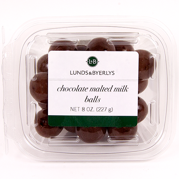 slide 1 of 1, L&B Milk Chocolate Malted Milk Balls, 8 oz