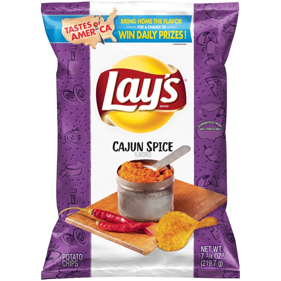 slide 1 of 3, Lay's Cajun Spice, 7.75 oz