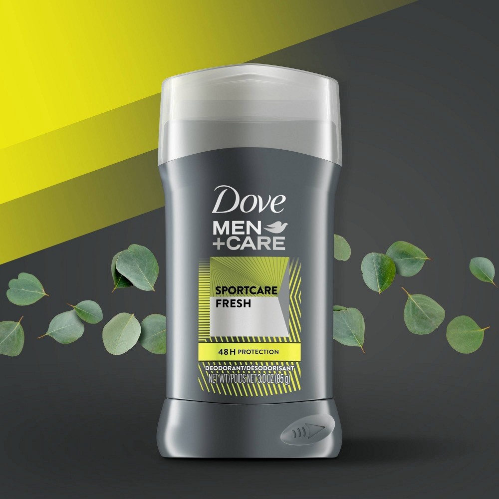 slide 5 of 5, Dove Men+Care Deodorant Stick Active Fresh, 3 oz