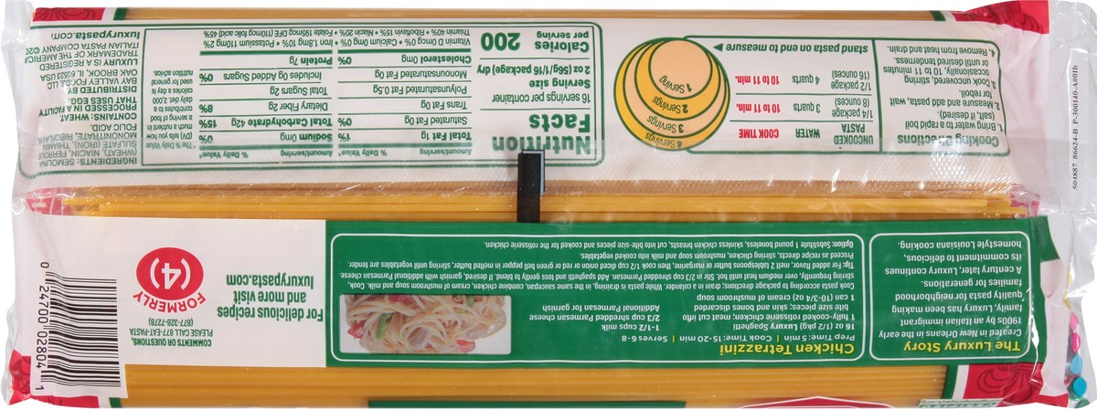 slide 5 of 9, Luxury Spaghetti 32 oz, 32 oz