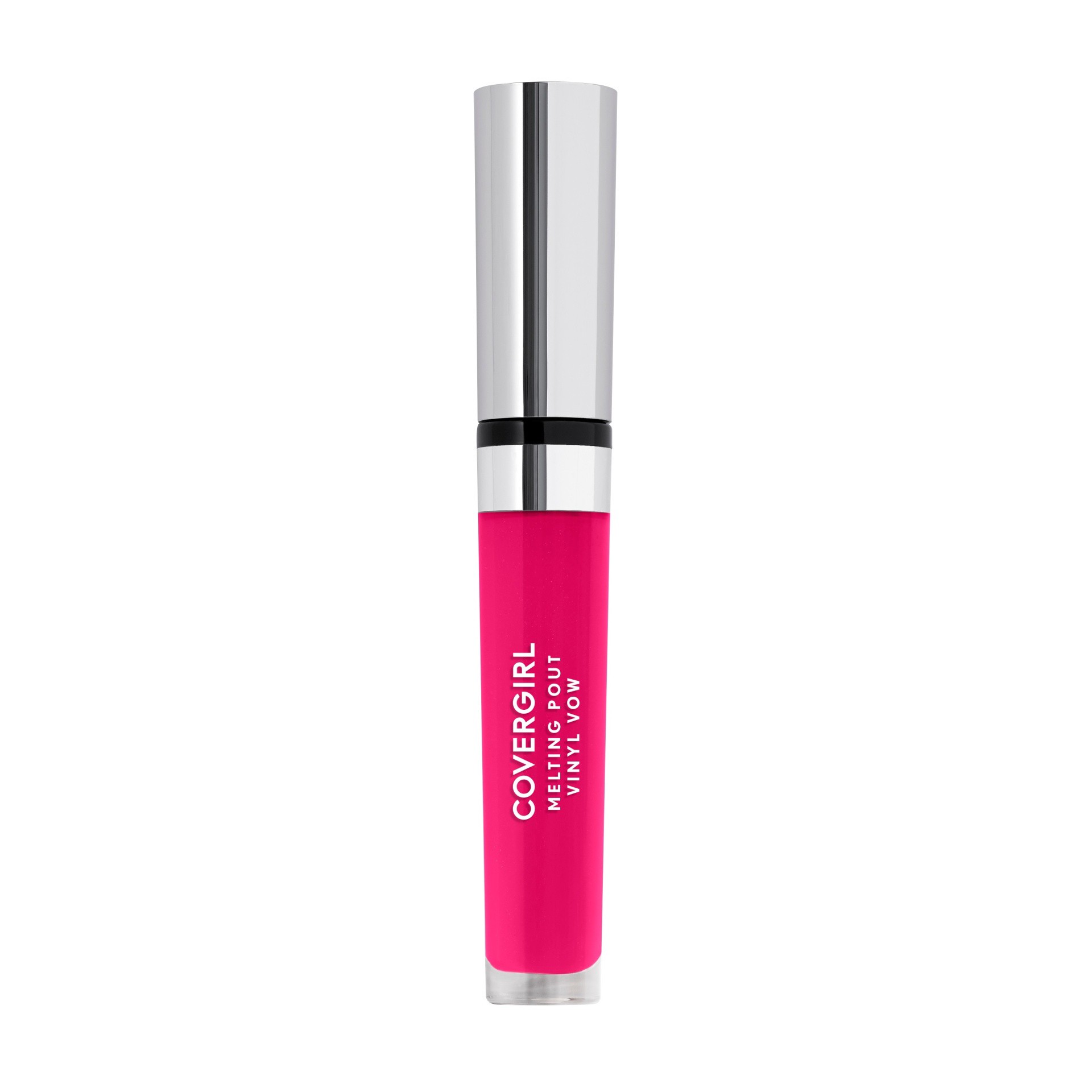 slide 1 of 3, Covergirl Melting Pout Vinyl Vow Lipgloss, Vibrant thing, 2.427 oz