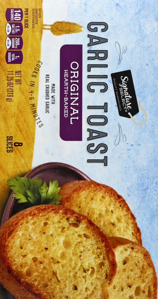 slide 5 of 5, Signature Select Hearth-Baked Style Five Cheese Garlic Toast 8 ea, 8 ct