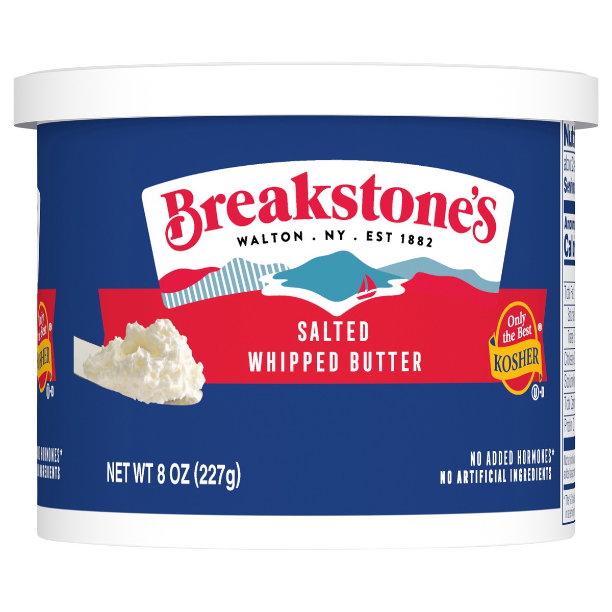 slide 1 of 2, Breakstone's All Natural Salted Whipped Butter, 8 oz
