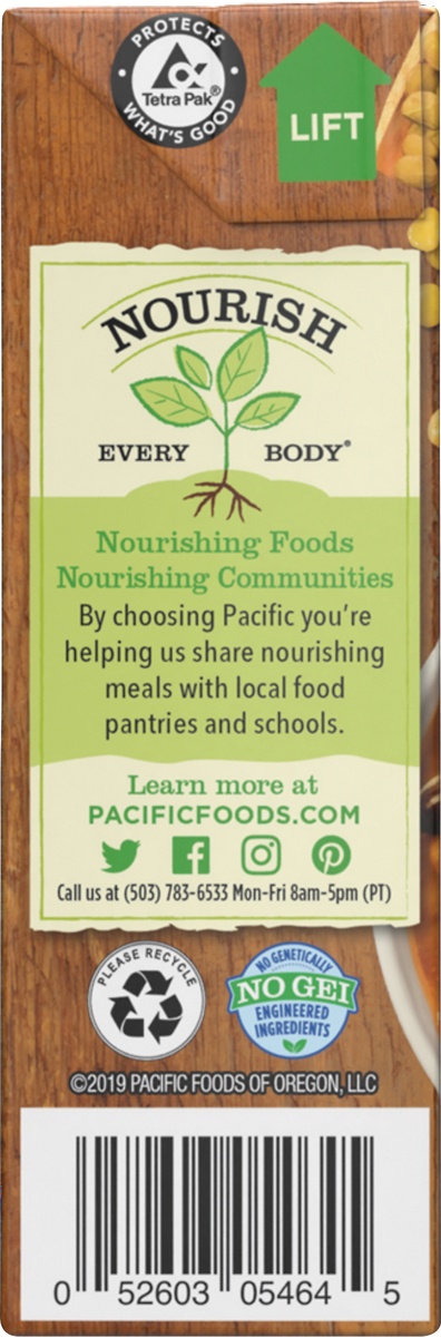 slide 7 of 9, Pacific Foods Organic Vegetable Lentil & Roasted Red Pepper Soup, 17 oz