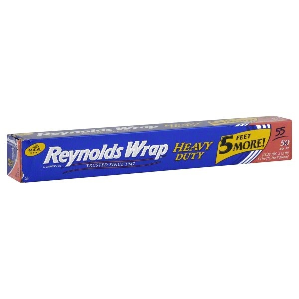 slide 1 of 6, Reynolds Aluminum Foil, Heavy Duty, 55 Sq Ft, 50 rl