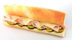 Antone's Turkey & Swiss Po-Boy Sandwich