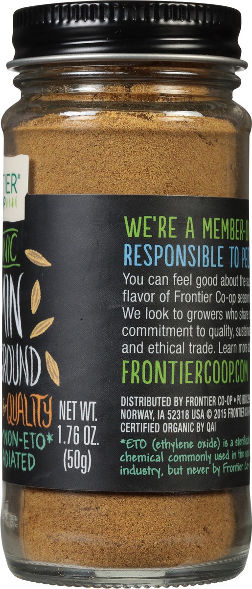 slide 8 of 9, Frontier Co-Op Organic Ground Cumin Seed 1.76 oz, 1.76 oz