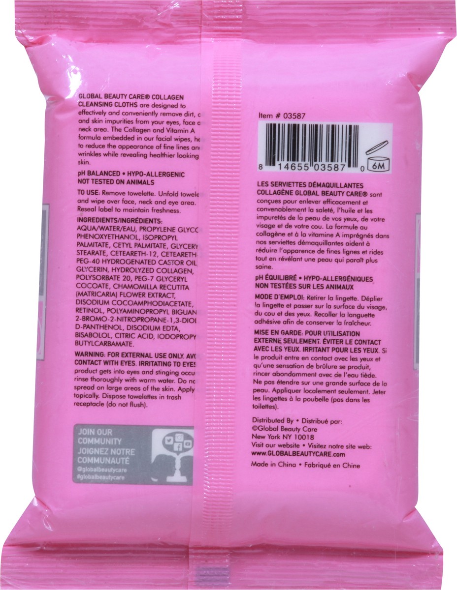 slide 8 of 9, Global Beauty Care Wipes 30 ea, 30 ct