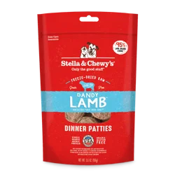 Stella & Chewy's Freeze Dried Raw Dinner Patties High Protein Dandy Lamb Recipe Dry Dog Food, 5.5 oz