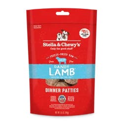 Stella & Chewy's Freeze Dried Raw Dinner Patties High Protein Dandy Lamb Recipe Dry Dog Food, 5.5 oz