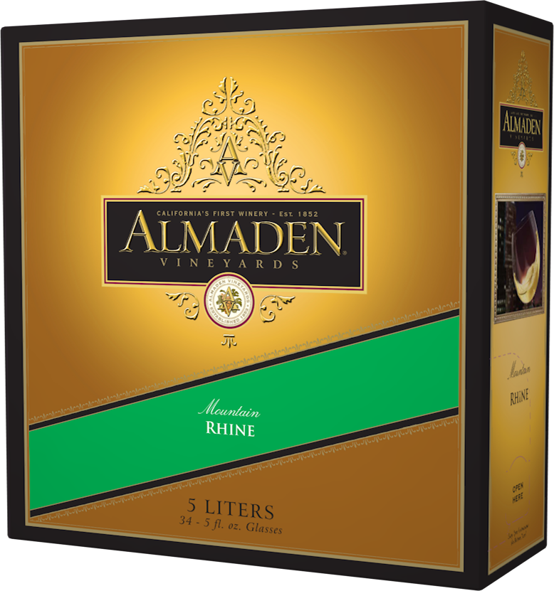 slide 1 of 3, Almaden Rhine White Wine, 5 liter