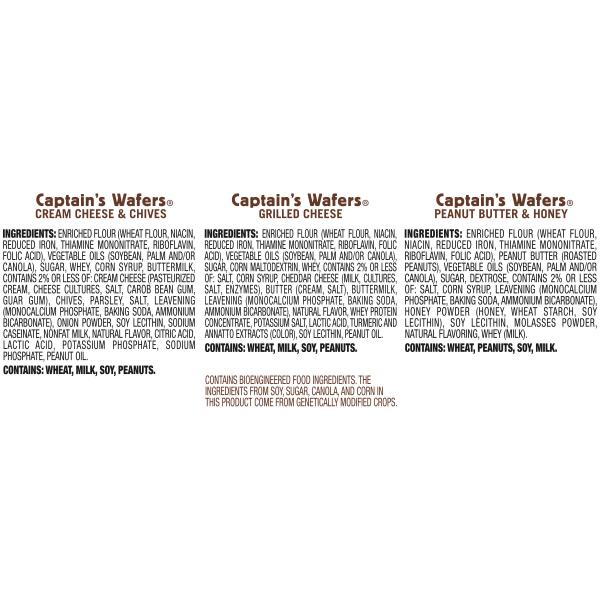 slide 10 of 25, Lance Captain's Wafers Sandwich Crackers Variety, 13.700 oz