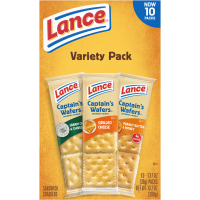 slide 22 of 25, Lance Captain's Wafers Sandwich Crackers Variety, 13.700 oz