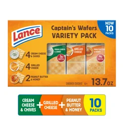 Lance Captain's Wafers Sandwich Crackers Variety