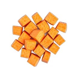 Fresh Cut Sweet Potato Cubes