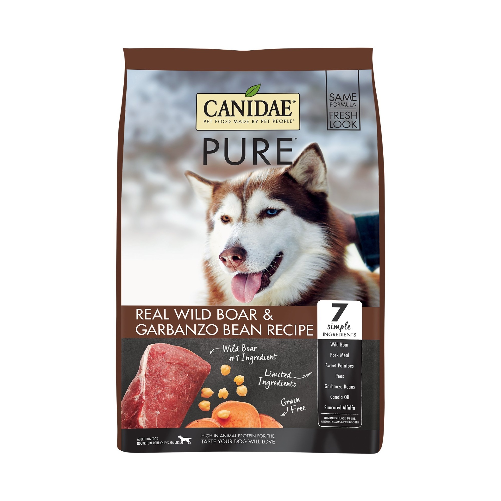 slide 1 of 1, CANIDAE Pure Wild Formula with Fresh Wild Boar Dry Dog Food, 24 lb
