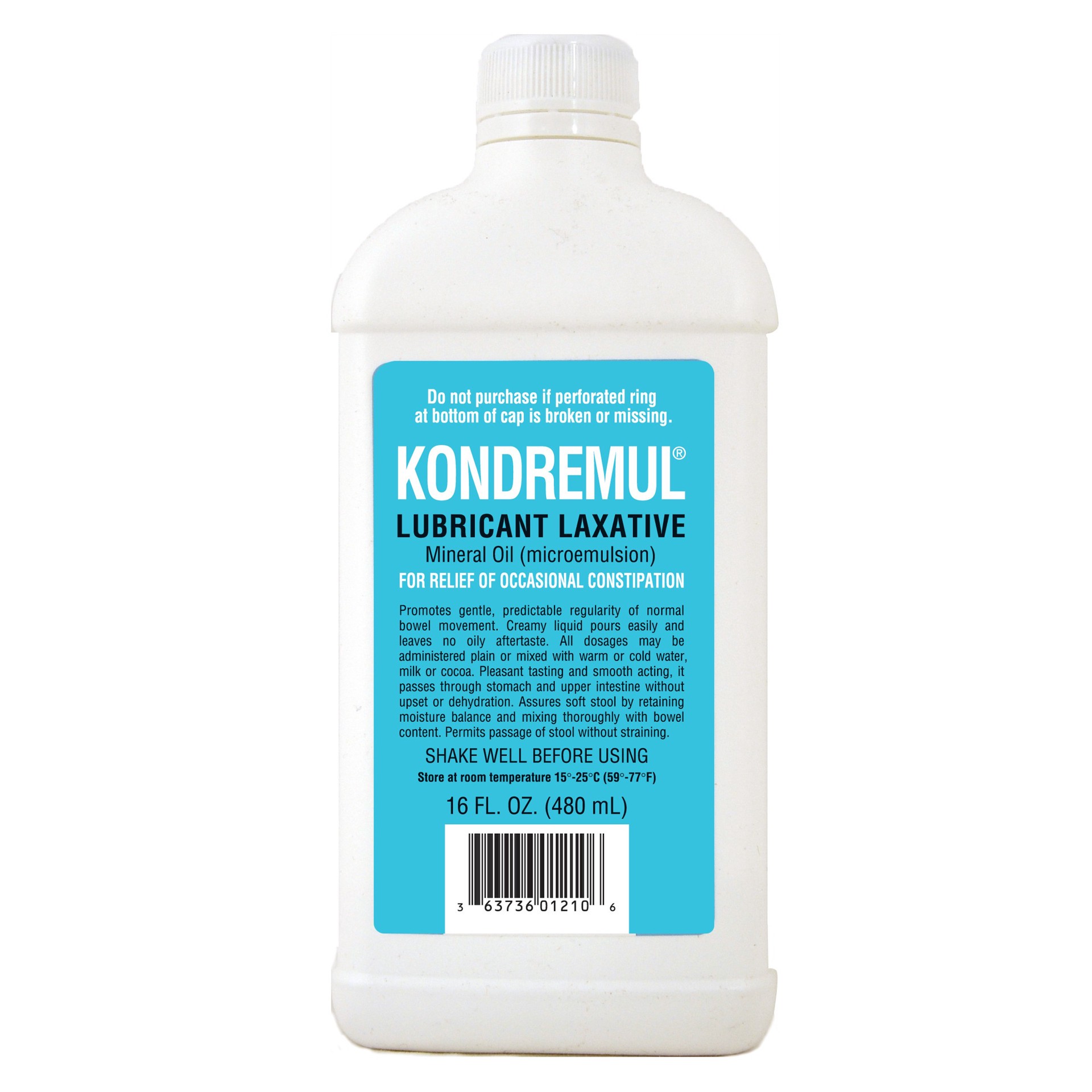 slide 1 of 1, Kondremul Lubricant Laxative, Mineral Oil, Plain Flavor, 16 Fl Oz, 16 fl oz